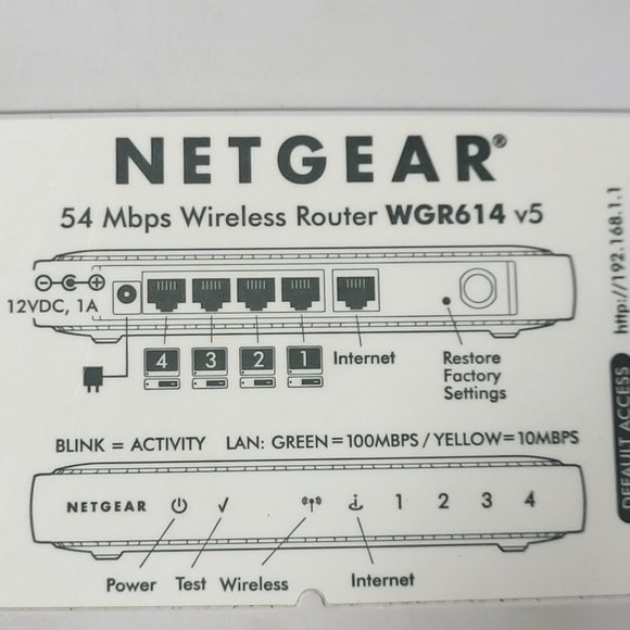 Netgear Wireless - G Router WGR614‎ / 54Mbps | Pre-Owned | Tested & Working - Picture 5 of 7